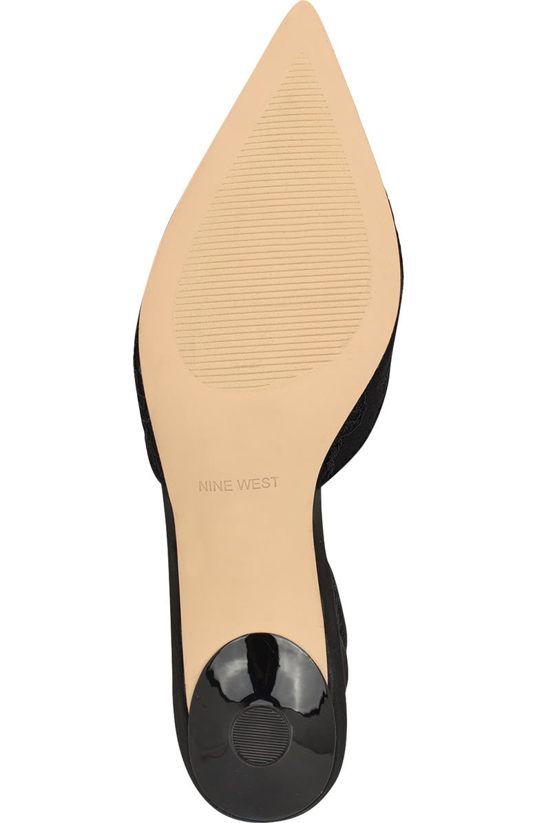 Nine West Rizze Slingback Pointed Toe Kitten Heel Pump, Alternate, color,