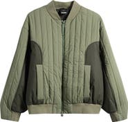 Rains Koya Vision Quilted Bomber Jacket
