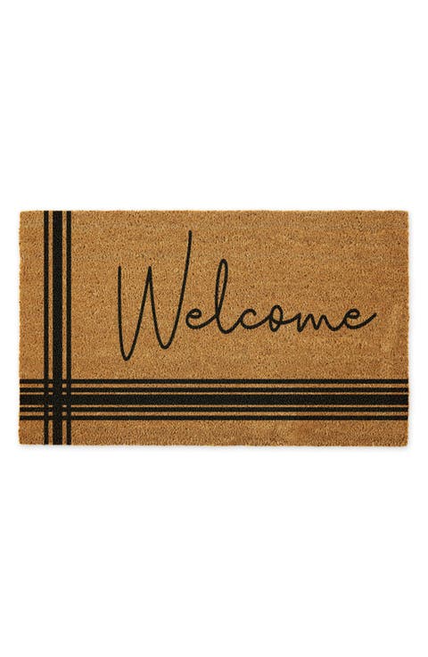 Welcome Coir Doormat