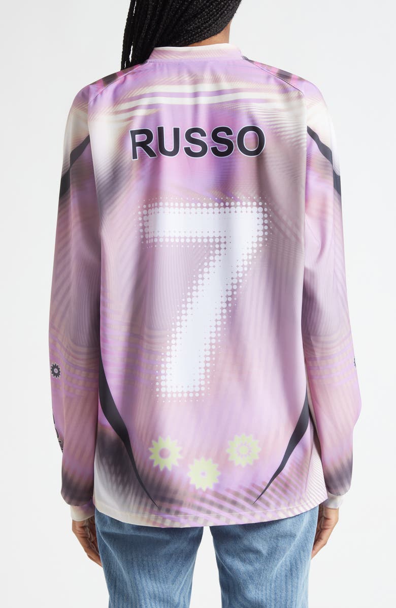 Paolina Russo Sports Logo Long Sleeve Jersey, Alternate, color, Pink