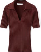 MANGO V-Neck Rib Sweater