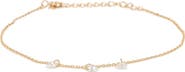 Bearfruit Jewelry Sterling Silver 18k Gold Plated Emmeline Bracelet Delicate Design