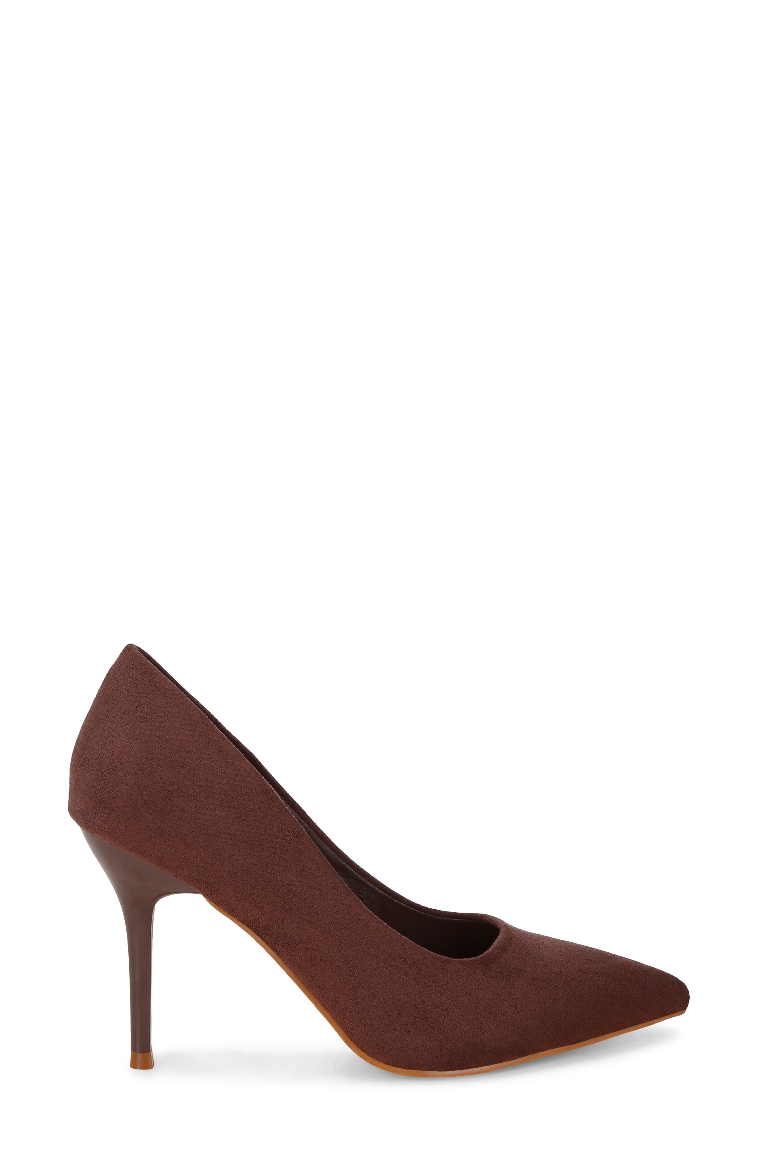 Cassiopa Pump, Alternate, color, BROWN SUEDE