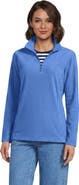 Lands' End Anyweather Fleece Quarter Zip Pullover