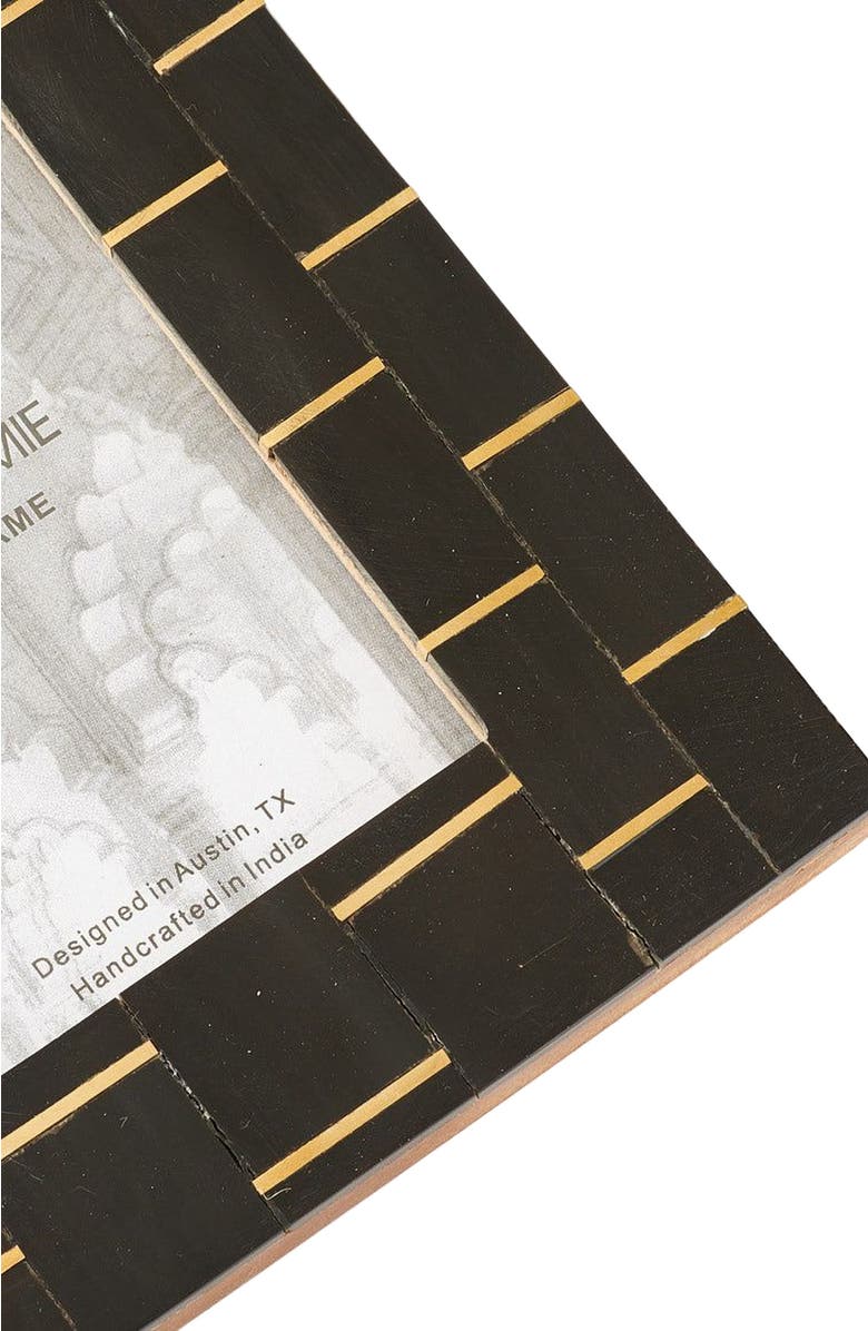 Matr Boomie Andhera Dash Black Picture Frame - Carved Horn, Brass, Alternate, color, Black