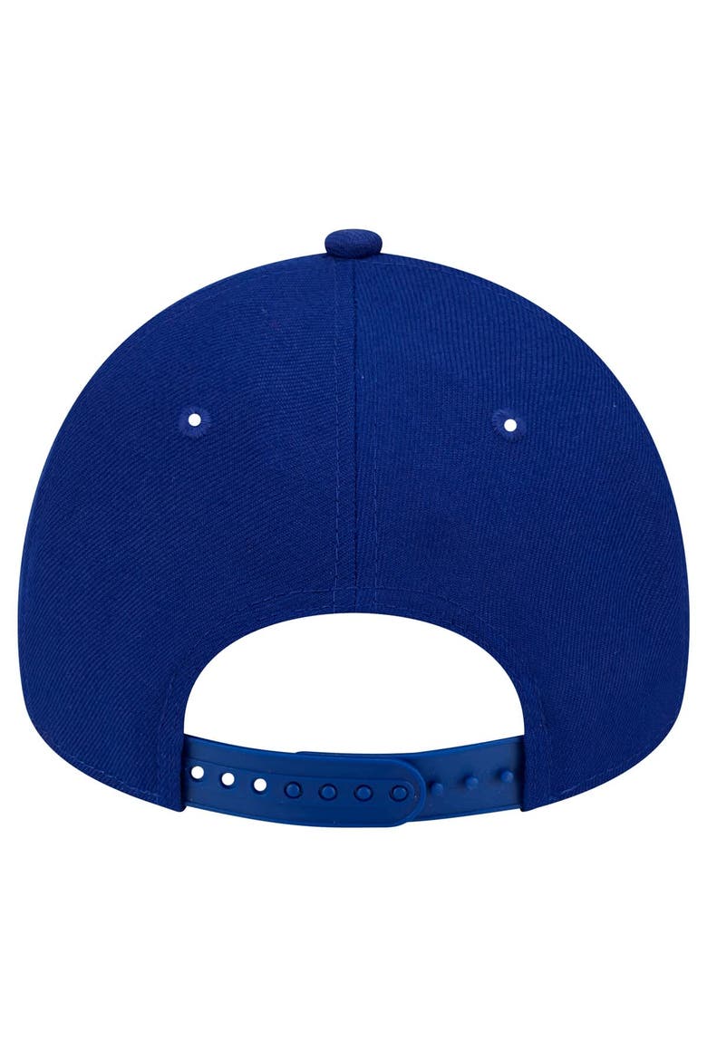 Men's New Era  Blue Tampa Bay Lightning Core A-Frame 9FORTY Adjustable Hat, Alternate, color, Blue