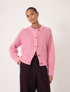 Hush Raven Wool Blend Cardigan