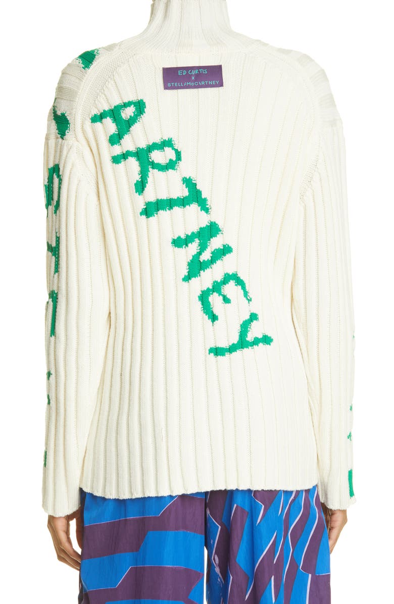 Stella McCartney x Ed Curtis Unisex Shared 3 Teo Logo Band Psychedelic Print Pants, Alternate, color, 