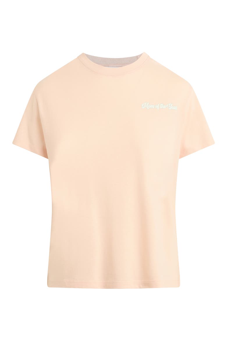 The Varsity Mom of the Year Graphic T-Shirt, Main, color, PALE PINK/ GARDENIA