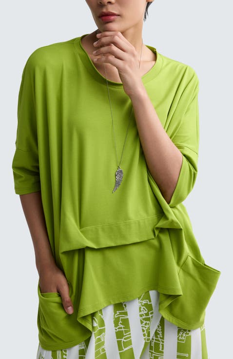 Solene Layered Jersey Tunic