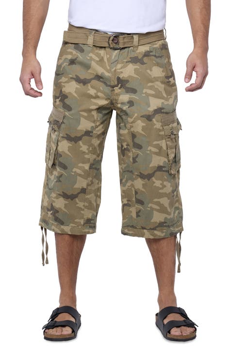 Belted Cargo Shorts