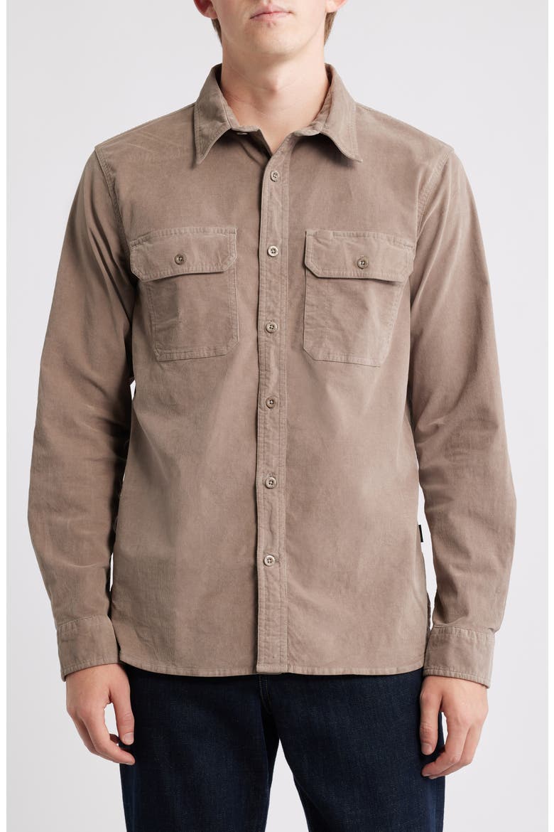 Curtis Classic Fit Button-Up Work Shirt, Main, color, SULFUR INDUSTRIAL TAUPE