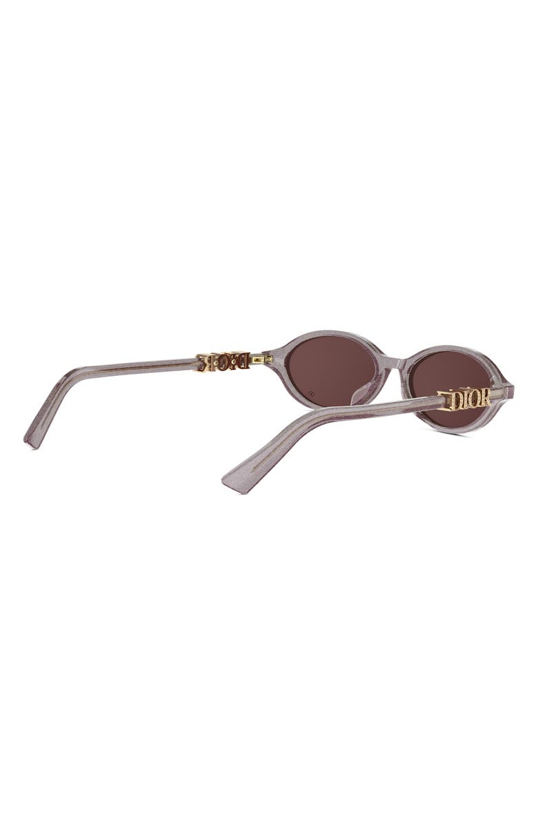 DIOR 'DiorTreasure R1I 51mm Oval Sunglasses, Alternate, color, Grey/ Other / Brown