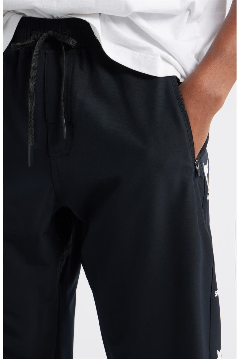 Tempo Faith Over Fear Tech Pants, Alternate, color, BLACK