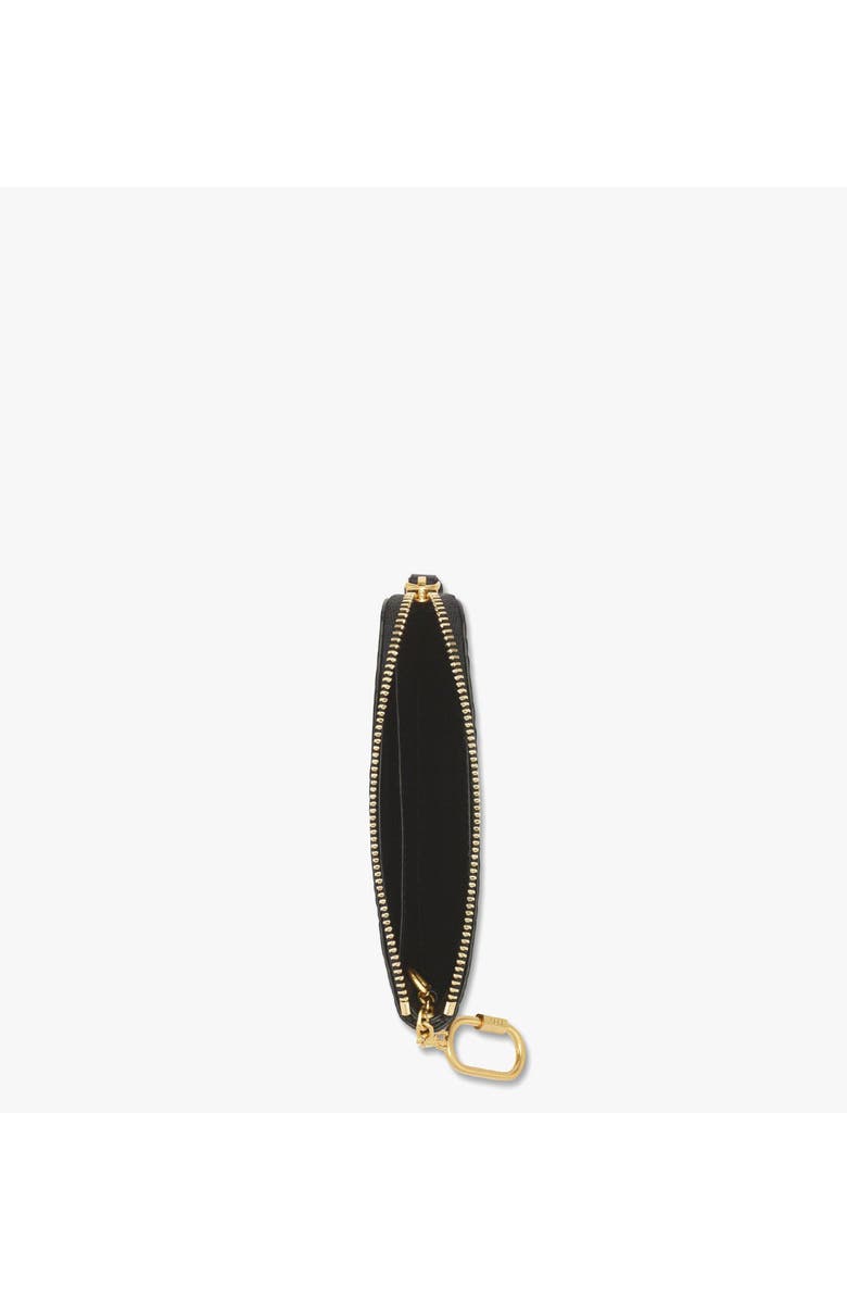 MCM Aren Card Pouch in Visetos, Alternate, color, Black