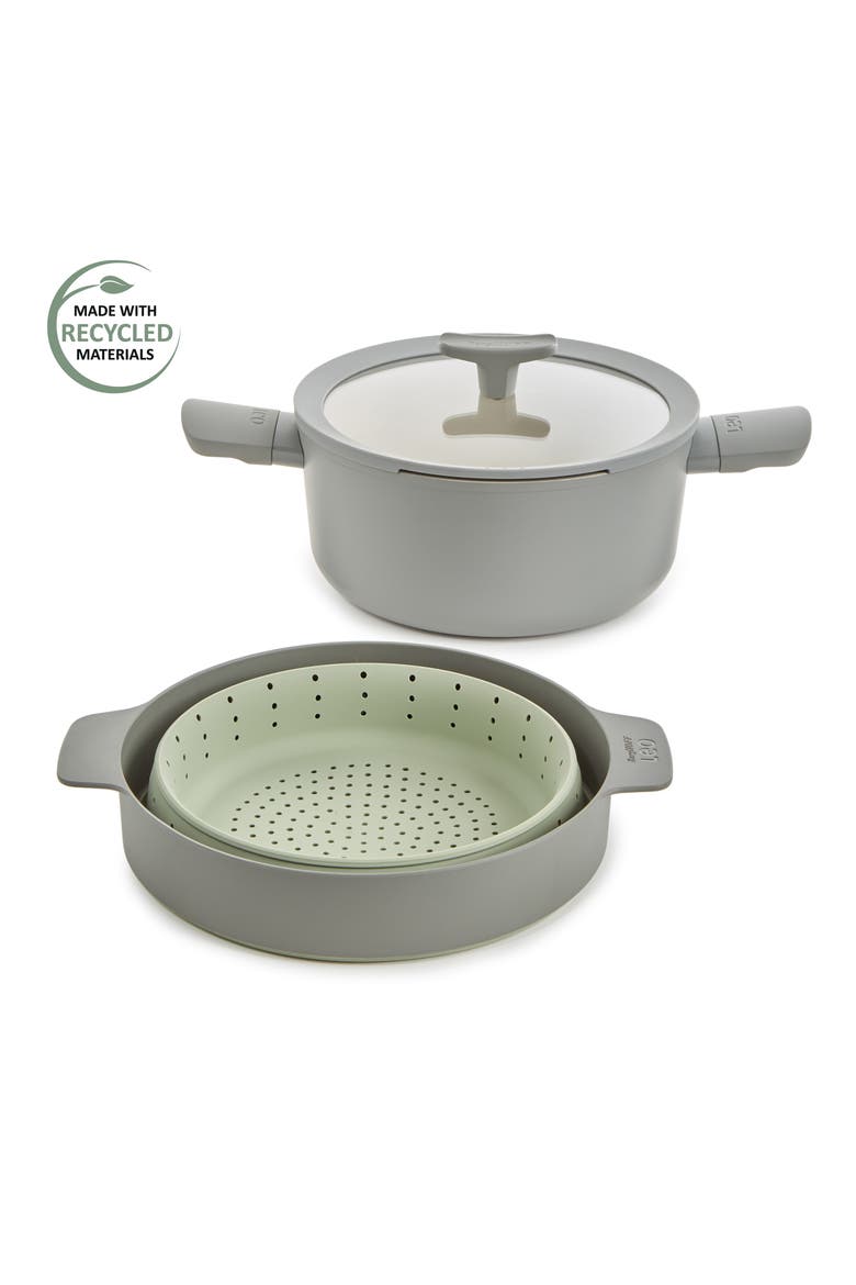 Leo Balance 3-Piece Steamer Set, Alternate, color, MOON MIST