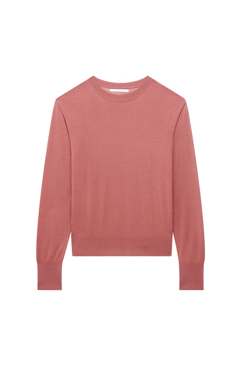 Another Tomorrow Twill Pleated Trouser, Alternate, color, Camel