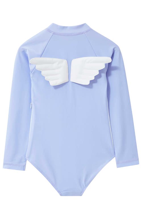 Roarsome Sparkle The Unicorn Rashguard Swimsuit In Blue