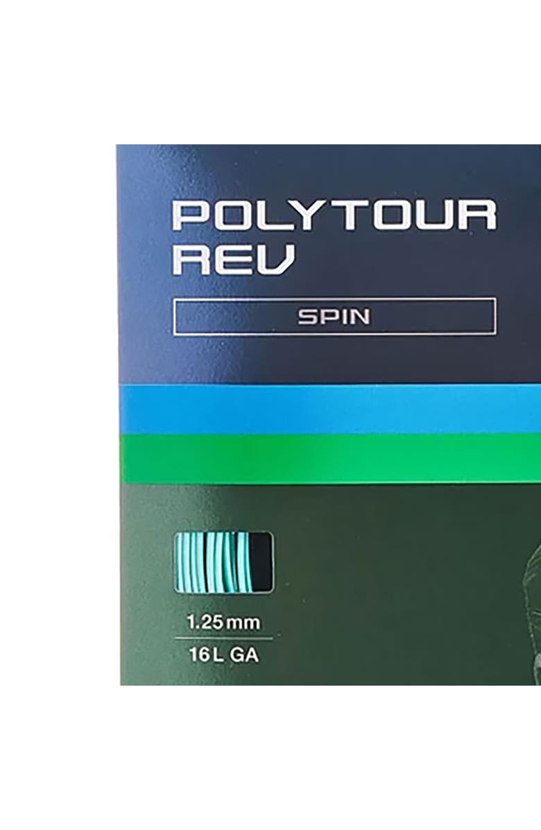 YONEX PolyTour Rev 125 16Lg Tennis String, Alternate, color, Mint