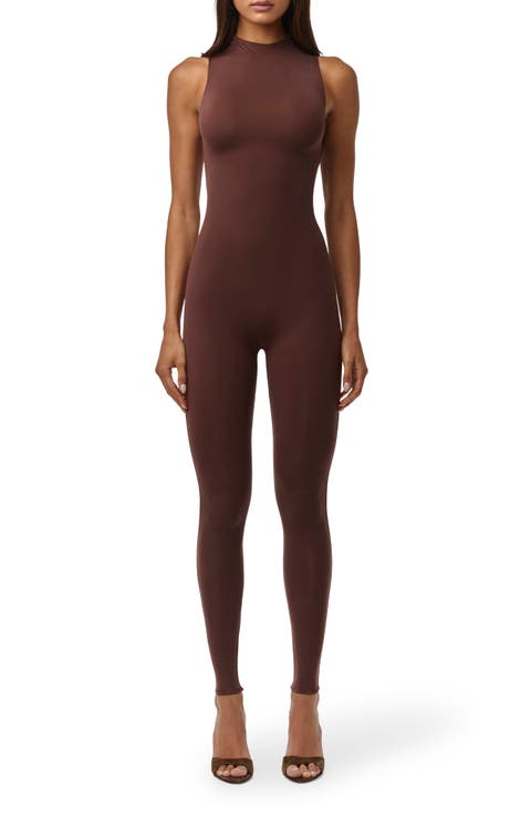 Mock Neck Jumpsuit