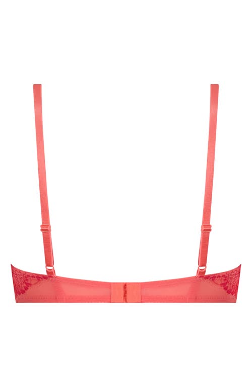 HUNKEMOLLER HUNKEMÖLLER CHERRY MESH & LACE UNDERWIRE BRA 