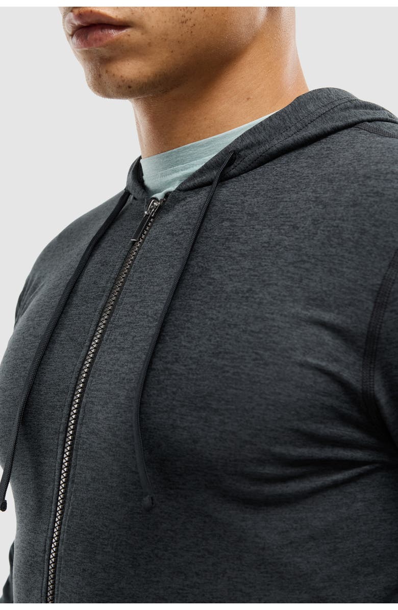 Peloton Dreamblend Full Zip, Alternate, color, Dark Heather Grey