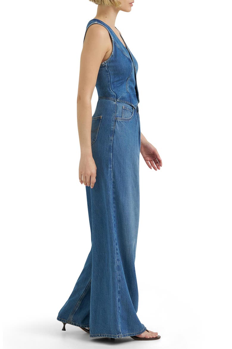 Dapper Wide Leg Jumpsuit, Alternate, color, TORRENTIAL