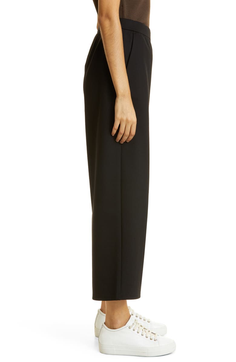 Eileen Fisher High Waist Wide Leg Ponte Pants, Alternate, color, 