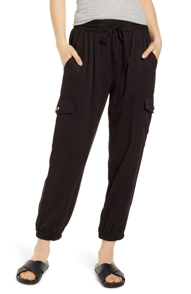 Socialite Twill Jogger Pants, Main, color, 