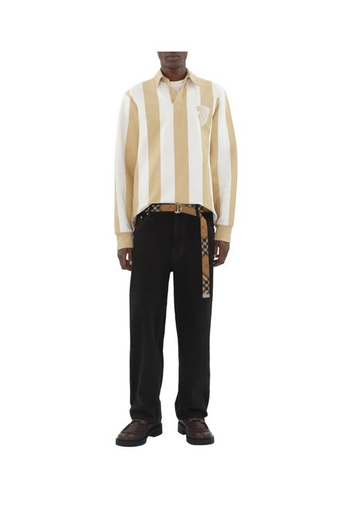 Burberry Check Webb In Sand