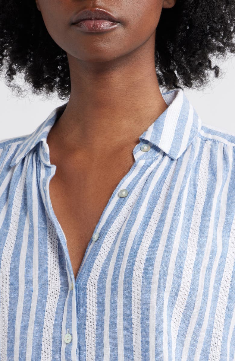 Rails Tuscany Stripe Cap Sleeve Popover Top, Alternate, color, Jalisco Stripe