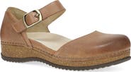 Dansko Mae Ankle Strap Platform Clog