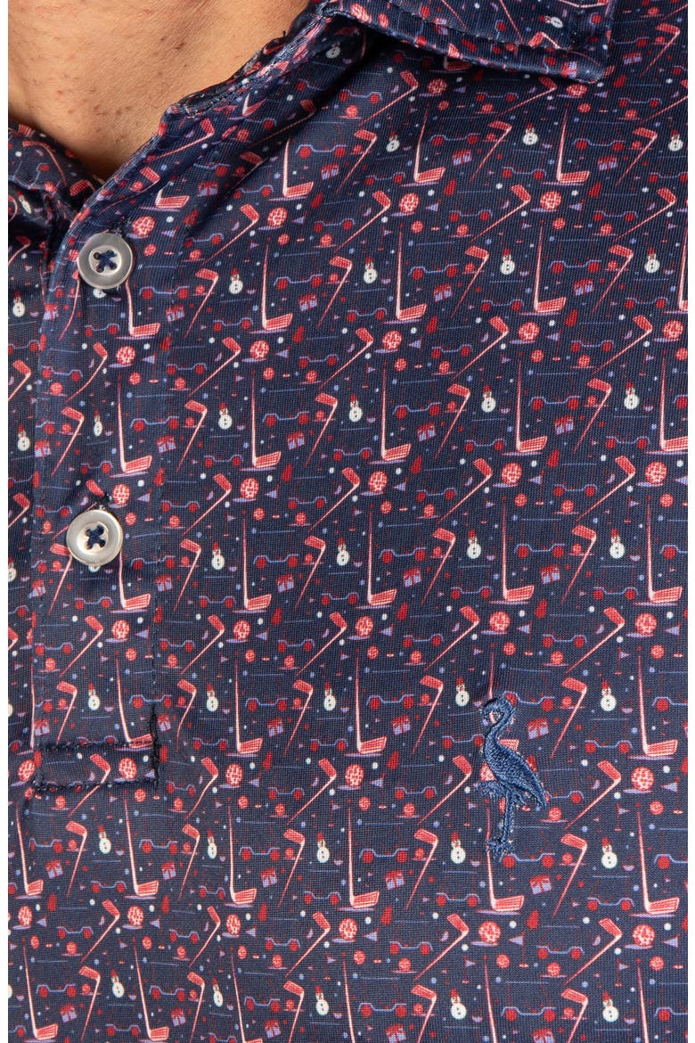 Holiday Hole in One Performance Polo, Alternate, color, NAVY