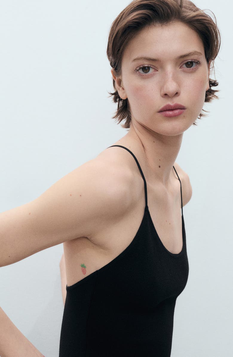 MANGO Strappy A-Line Dress, Alternate, color, 