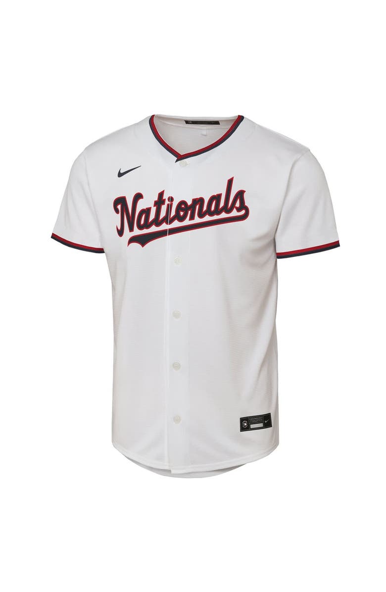 Nike Youth Nike CJ Abrams White Washington Nationals Home Replica Player Jersey, Alternate, color, White