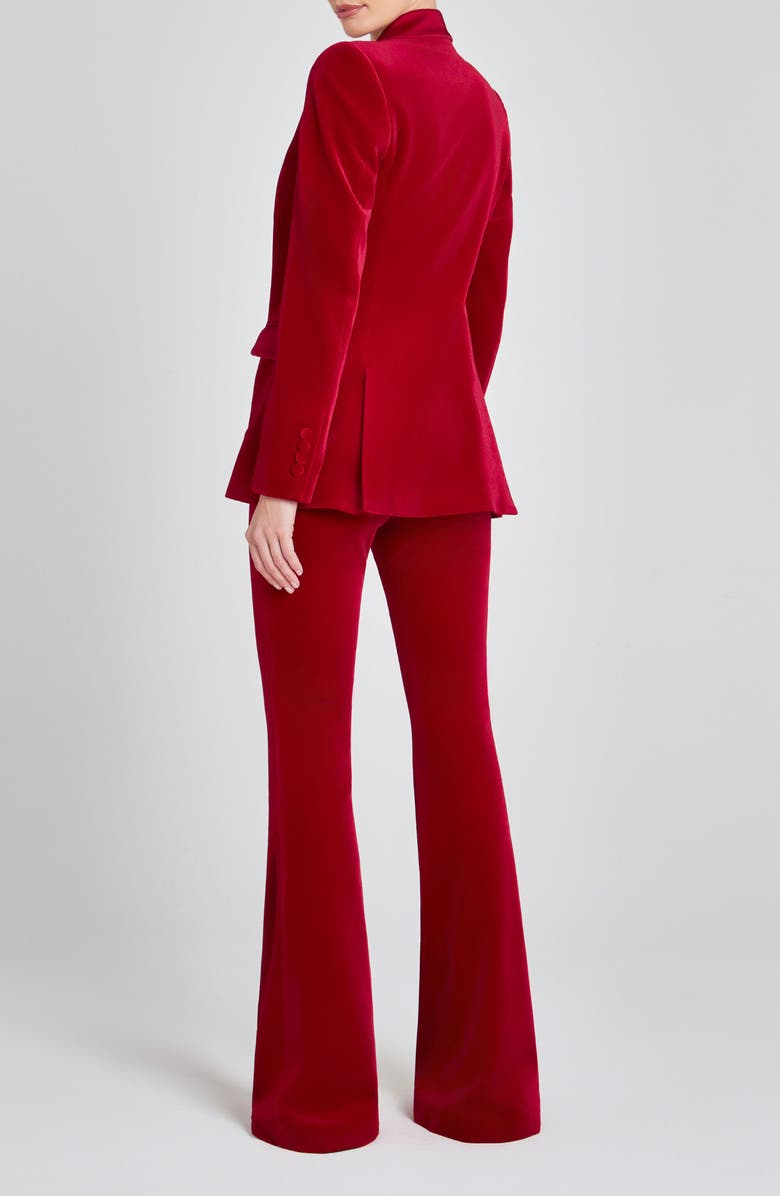 NADINE MERABI Beatrice Flare Leg Trousers, Alternate, color, Red