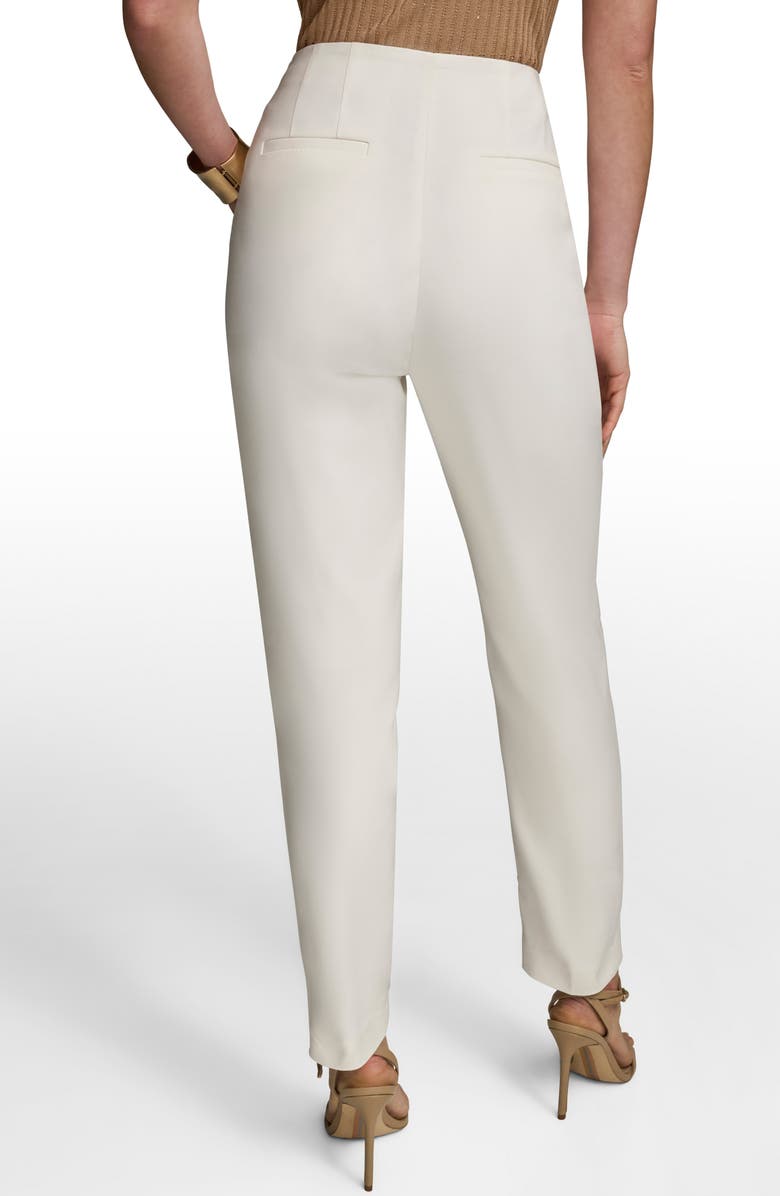 Donna Karan New York Tab Straight Leg Pants, Alternate, color, Cream