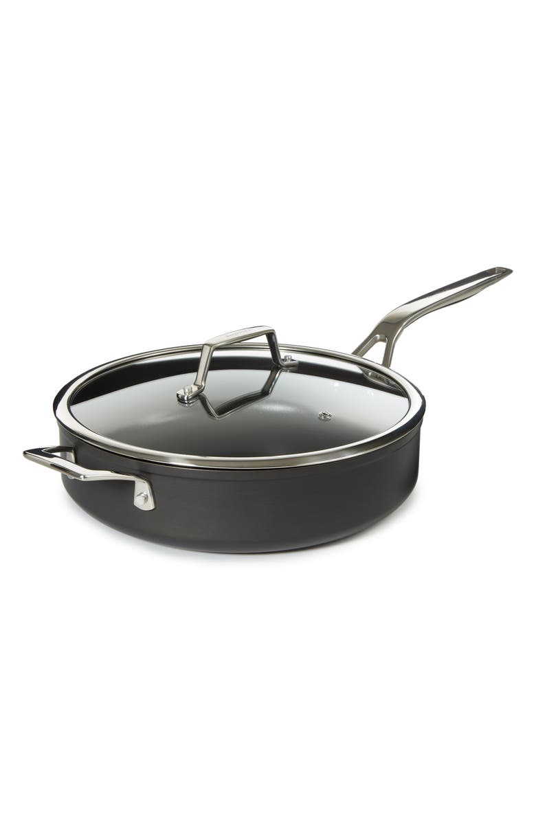 BergHOFF Essentials 4.3-Quart Nonstick Covered Skillet, Alternate, color, Black