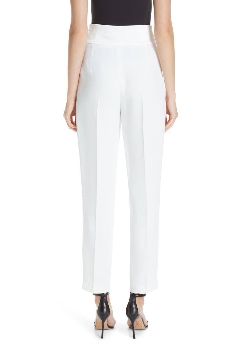 Emporio Armani Pleated Waistband Pants, Alternate, color, 