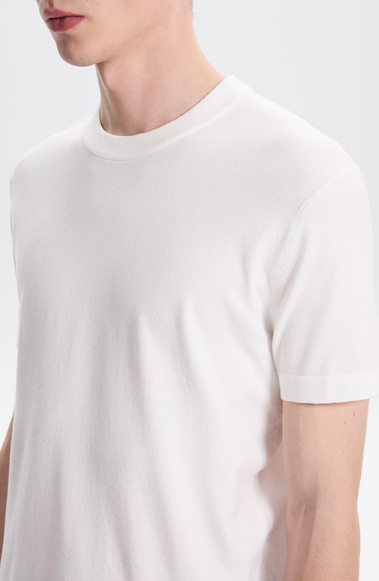 Theory Sarior Short Sleeve Sweater, Alternate, color, White