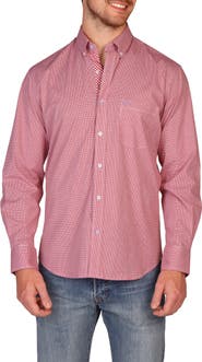 TailorByrd Classic Fit Stretch Cotton Button-Down Shirt