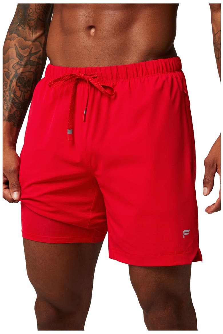 Men's The 7" One Short, Main, color, Heated Red