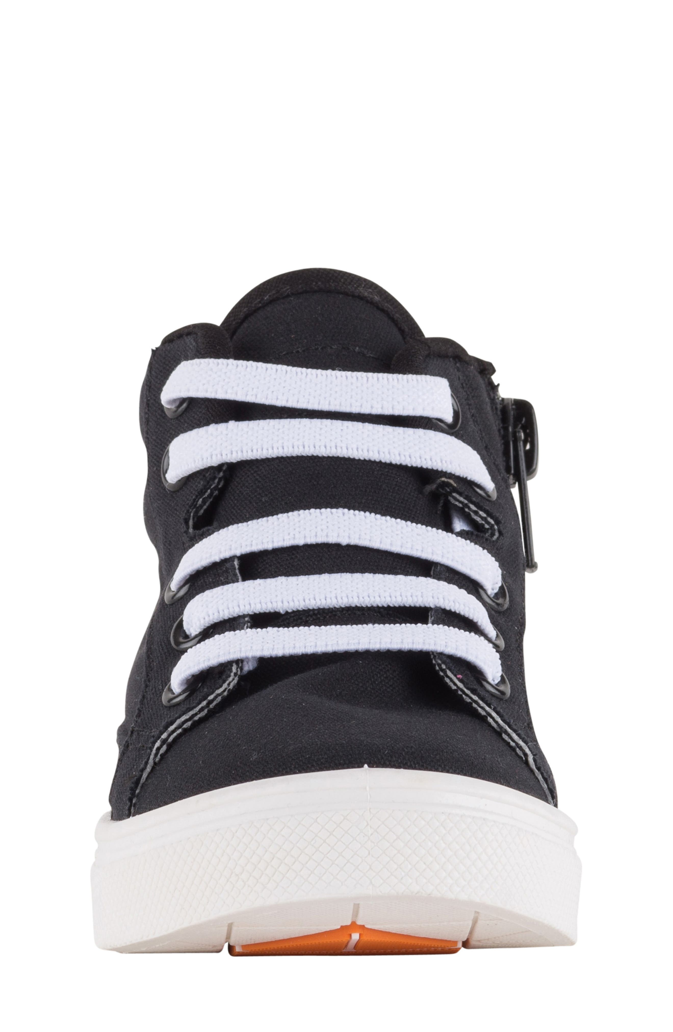 OOMPHIES Kids' Tyler High Top Sneaker, Alternate, color, Black