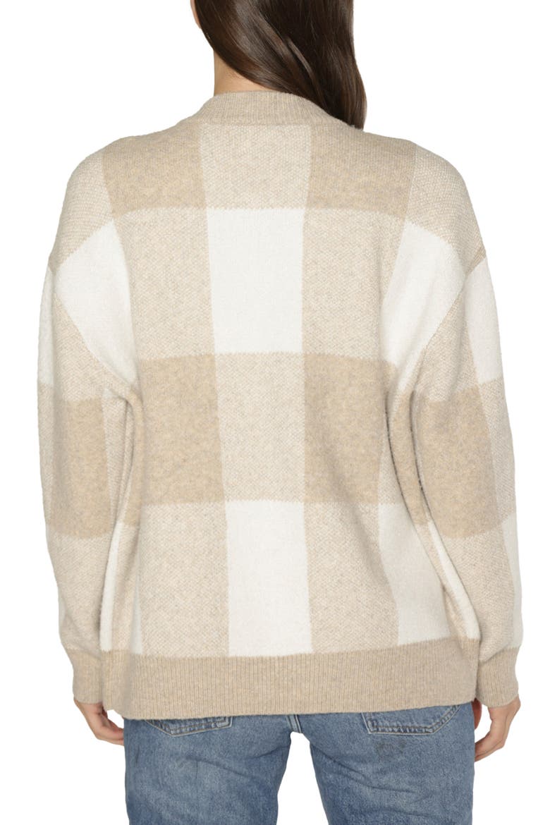 Strat Cardigan, Alternate, color, HEATHER TAUPE