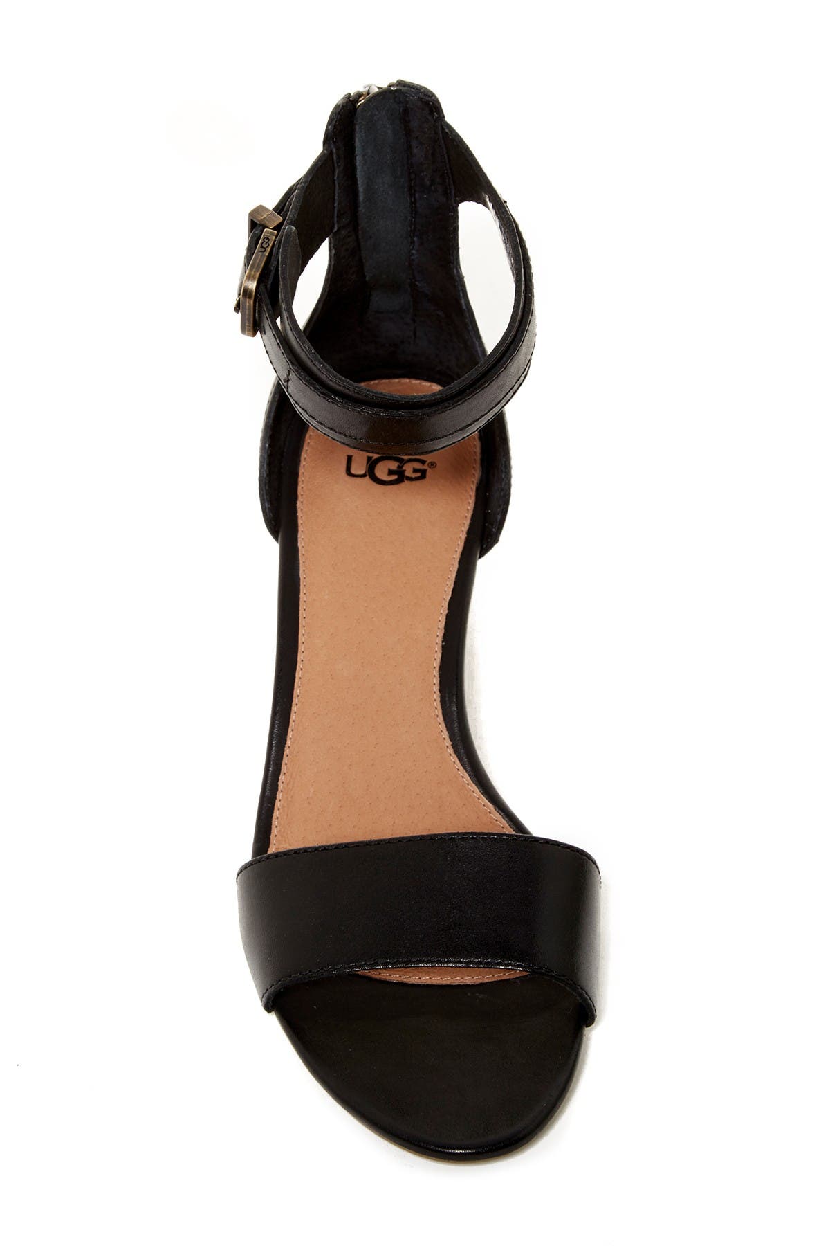 UGG<sup>®</sup> 'Char' Ankle Strap Wedge Sandal, Alternate, color, 