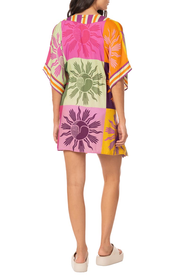 Patch Play Vanilla Cover-Up Dress, Alternate, color, OPEN PURPLE