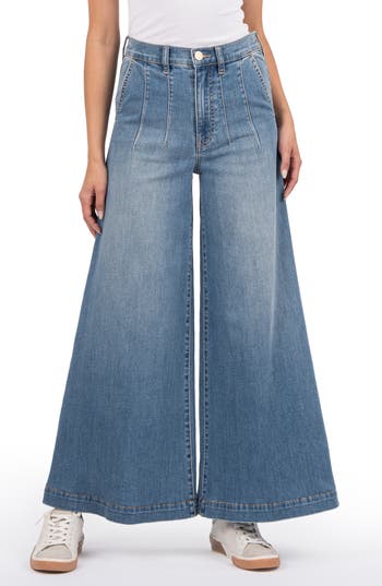 Shop Kut From The Kloth Goldie High Waist Super Flare Jeans In Unlimited