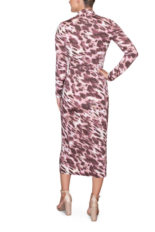 Rachel Rachel Roy Bret Wrap Front Midi Dress In Pink
