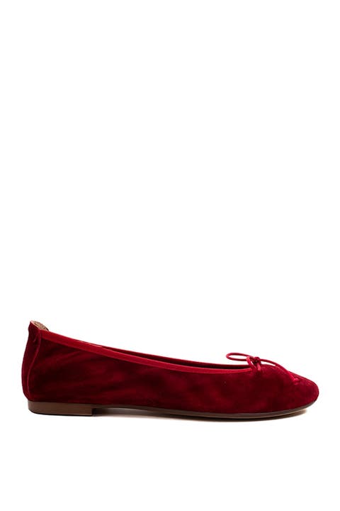 Sofia Elastic Suede Ballet Flat (Women)
