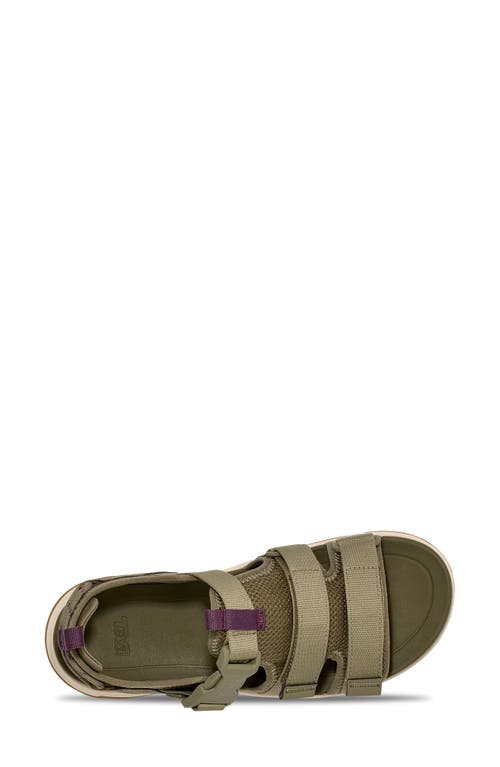 Shop Teva Hurricane Ampsole Gaila Sandal In Burnt Olive